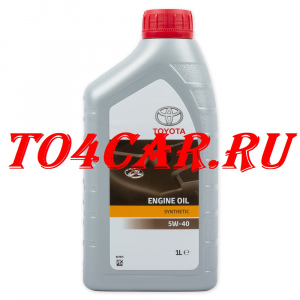 1L 5W40 МОТОРНОЕ МАСЛО TOYOTA MOTOR OIL 0888080376GO