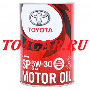 1L 5W30 TOYOTA MOTOR OIL SP МОТОРНОЕ МАСЛО 0888010706 / 0888013706